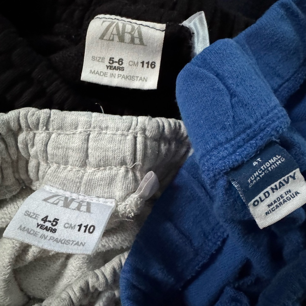Toddler Boy 4T-5T Bundle 5PC Lot Set Hoodies Sweatpants Joggers Red Blue Gray - Picture 8 of 8